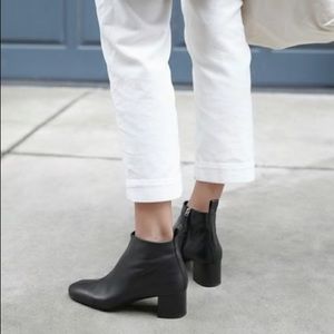 Everlane Day Boot in Black Leather